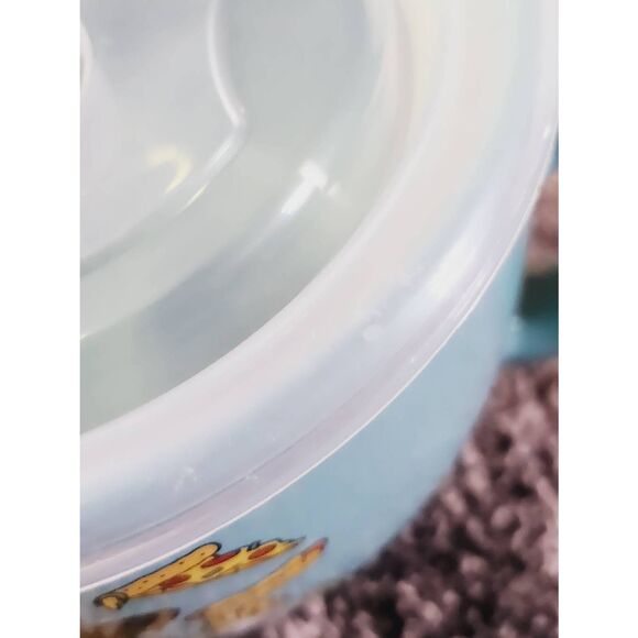 Scooby Doo Scooby Snack Food Pattern 24oz Ceramic Soup Mug with Lid Collectors - Picture 7 of 7